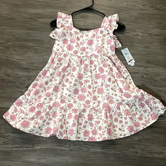 Cat & Jack Other - Cat & jack floral dress size M7/8
